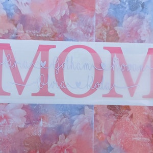 Mothers Day Decal. Mom Plaque Decal. Mom Tile Decal. Mothers - Etsy