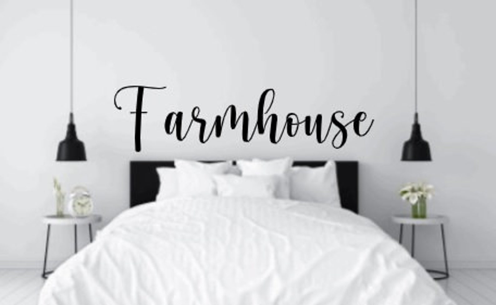 Farmhouse wall decal. Farmhouse inspired wall decal. Farmhouse Etsy