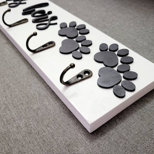 Colgador de llaves LASER CUT, soporte para correa para perros, organizador de entrada
