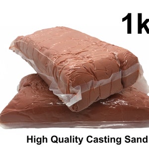 1 Kg of Petrobond Oil Bonded Metal Casting Sand (Delft Clay Style Casting)
