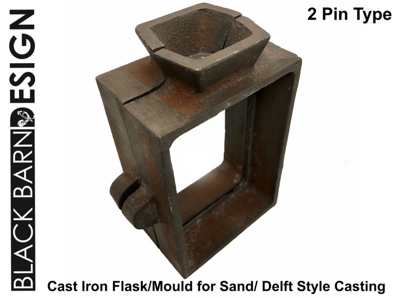 Lot de 10 pièces coulées au sable pour moulage de métaux style Delft or argent bronze image 2
