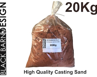 20 kg de sable de coulée de métal lié à l'huile Petrobond (coulée de style argile de Delft)