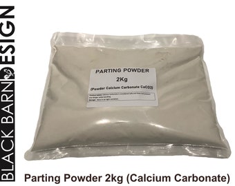 Poudre de séparation 2 kg de carbonate de calcium pour tous les types de processus de coulée en sable de métaux (Petrobond Delft Bromsgrove sand)