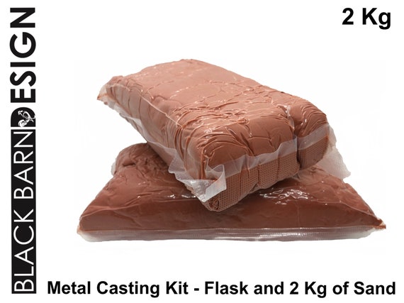 Sand Casting Kit 2 Kg & Flask for Metal Casting delft Style Gold Silver  Bronze 