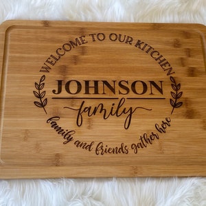 Personalized Cutting Board, Cutting Board, Custom Cutting Board, Charcuterie Board, Monogram Cutting Board, Engraved Cutting Board