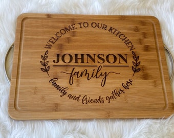 Personalized Cutting Board, Cutting Board, Custom Cutting Board, Charcuterie Board, Monogram Cutting Board, Engraved Cutting Board