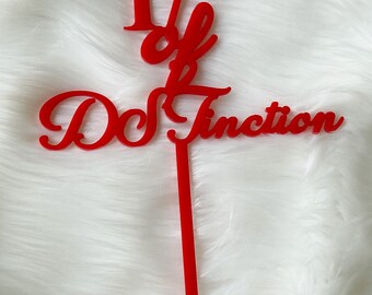 Custom Cake Topper, Acrylic Cake Topper, Acrylic Topper, Cake Topper, Birthday Cake Topper, Birthday Topper, Name Topper