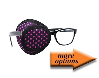 Cotton Fully Obscured Eye Patch, fits both sides of the eye, is suitable for adults and kids