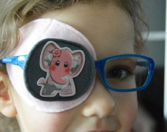 Cache-œil réutilisable pour enfants à couvrance totale pour le traitement des yeux paresseux, l'amblyopie et le strabisme - Patch à porter au quotidien et pour l'entraînement visuel