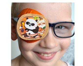 Cache-oeil pour enfants/traitement des yeux paresseux/le patch s'adapte à la monture de lunettes/correction du strabisme/pansement thérapeutique/patche oculaire remplaçable