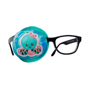 Eye Patch for Kids – Lazy Eye Amblyopia Therapy Patch – Cute Fun Soft Reusable Eye Patch for Glasses - Comfortable Cover