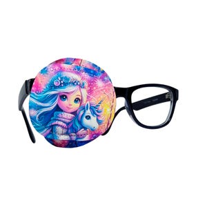 Reusable Full Coverage Kids Eye Patch – Natural Fiber Occlusion Patch for Lazy Eye, Amblyopia, Astigmatism & Strabismus Therapy, No Felt