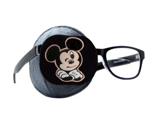 Pediatric eye patch for glasses/ Soft reusable occlusion patch for kids/ Lazy eye therapy/ Amblyopia treatment/ Strabismus/ Vision training