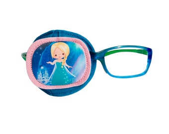 Reusable full coverage kids eye patch for lazy eye treatment, amblyopia and strabismus therapy – patch for everyday wear and vision training