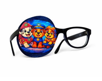 Soft Cotton Eye Patch for Glasses | Full Coverage for Amblyopia, Lazy Eye & Strabismus | Reusable Non Adhesive Non Irritating Fabric