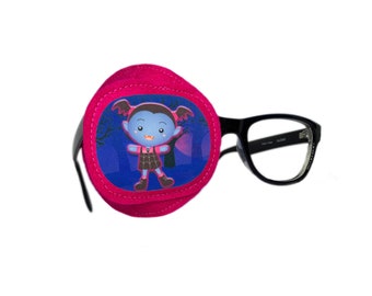 Reusable full coverage kids eye patch for lazy eye treatment, amblyopia and strabismus therapy – patch for everyday wear and vision training