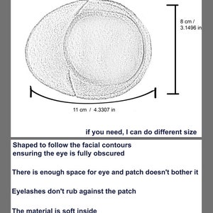 Cache-œil entièrement obscurci, respirant et réutilisable pour le traitement de l'œil paresseux, de l'amblyopie, de l'astigmatisme, de l'entraînement et de la correction du strabisme. image 5