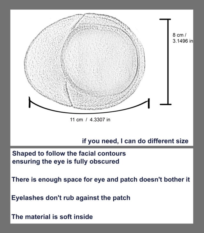 Cache-œil entièrement obscurci, respirant et réutilisable pour le traitement de l'œil paresseux, de l'amblyopie, de l'astigmatisme, de l'entraînement et de la correction du strabisme. image 5