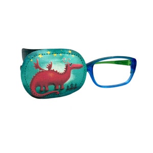 dinosaur eye patch/ eye patch/ lazy eye/ amblyopic/ eye patch for glasses/ blue eye patch/ Kids Lazy Eye Patch for Amblyopia Treatment
