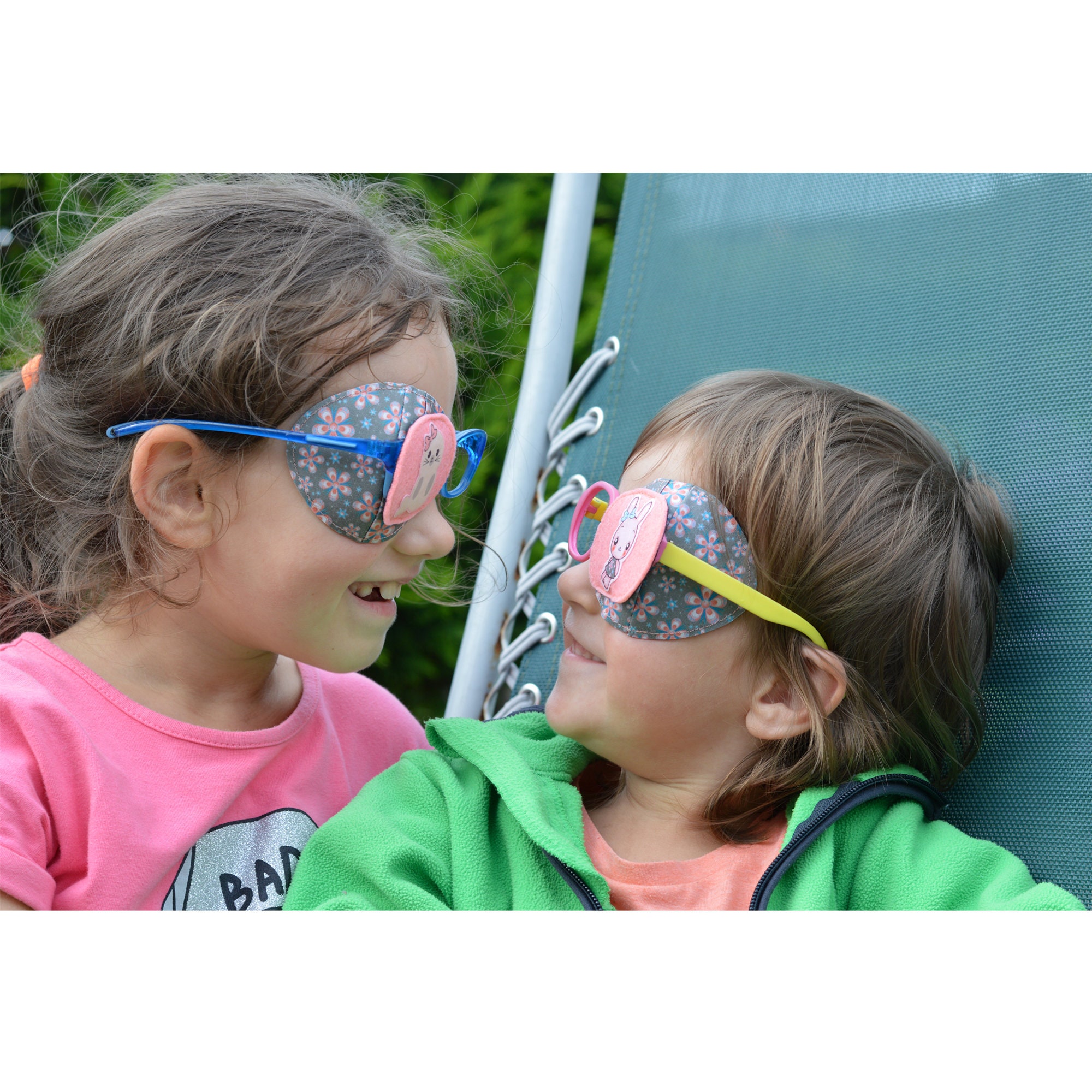 Cache-Œil Pour Lunettes Enfant - Tissu Coton Épais Anti-Lumière - Pour Traitement Amblyopie (Œil Paresseux) - Réutilisable