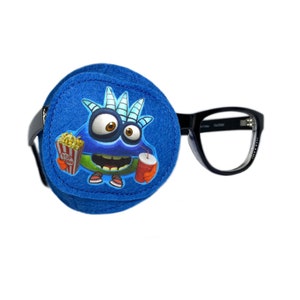 Reusable kids eye patch – full coverage soft gentle patch for lazy eye treatment, amblyopia therapy, strabismus correction, vision training