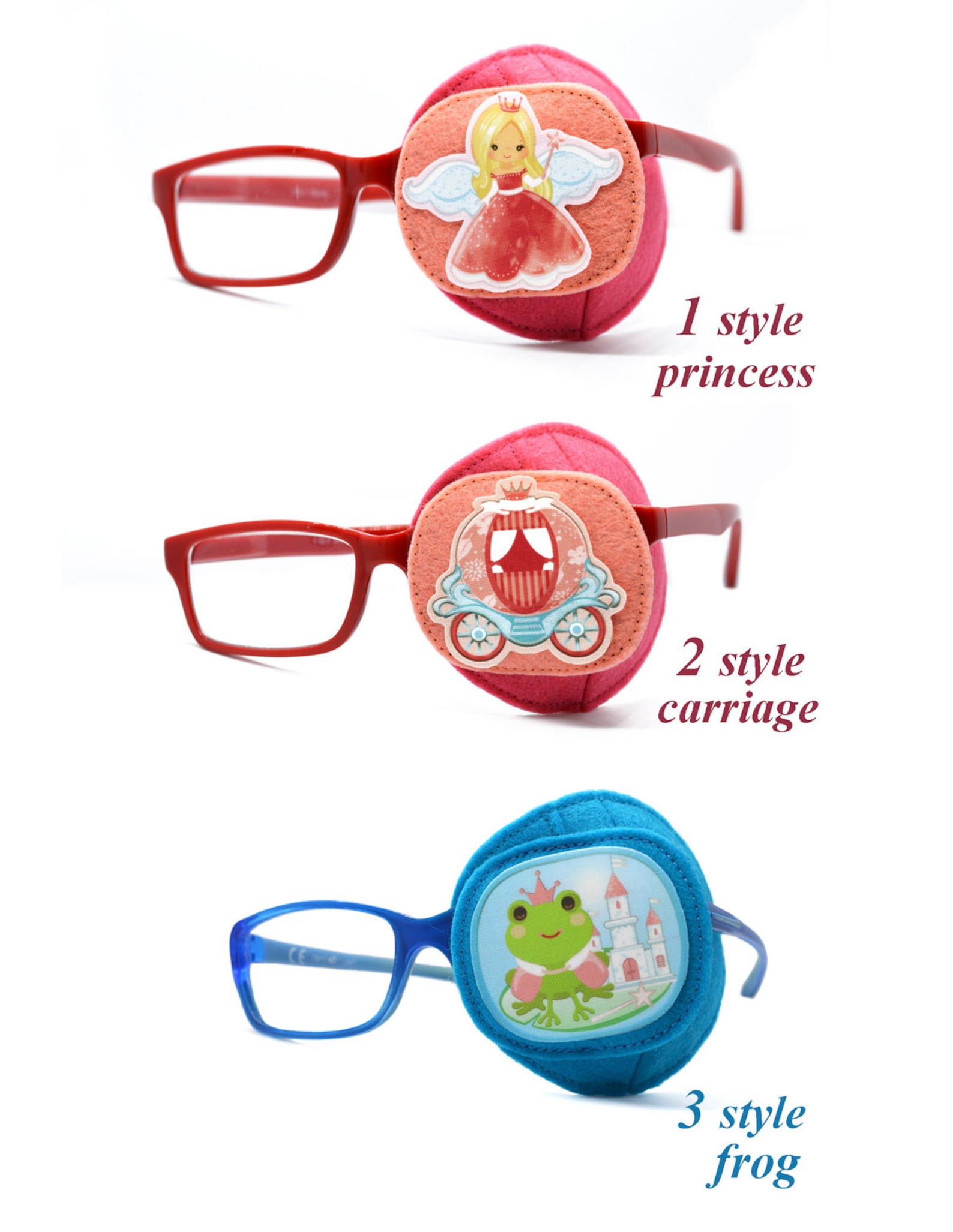 Reusable Full Coverage Kids Eye Patch for Lazy Eye Treatment, Amblyopia ...