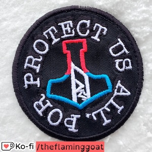 Thor Protect Us All | embroidered patches*
