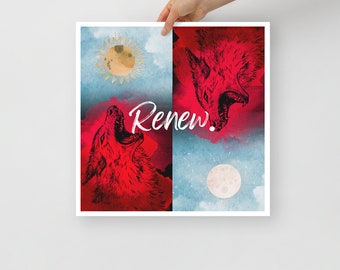 SKOLL & HATI RENEW poster/print