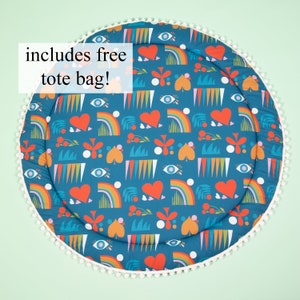 Baby Play Mat - Play Mat - Tummy Time Mat - Nursery Play Mat - Kids Play Mat - Waves