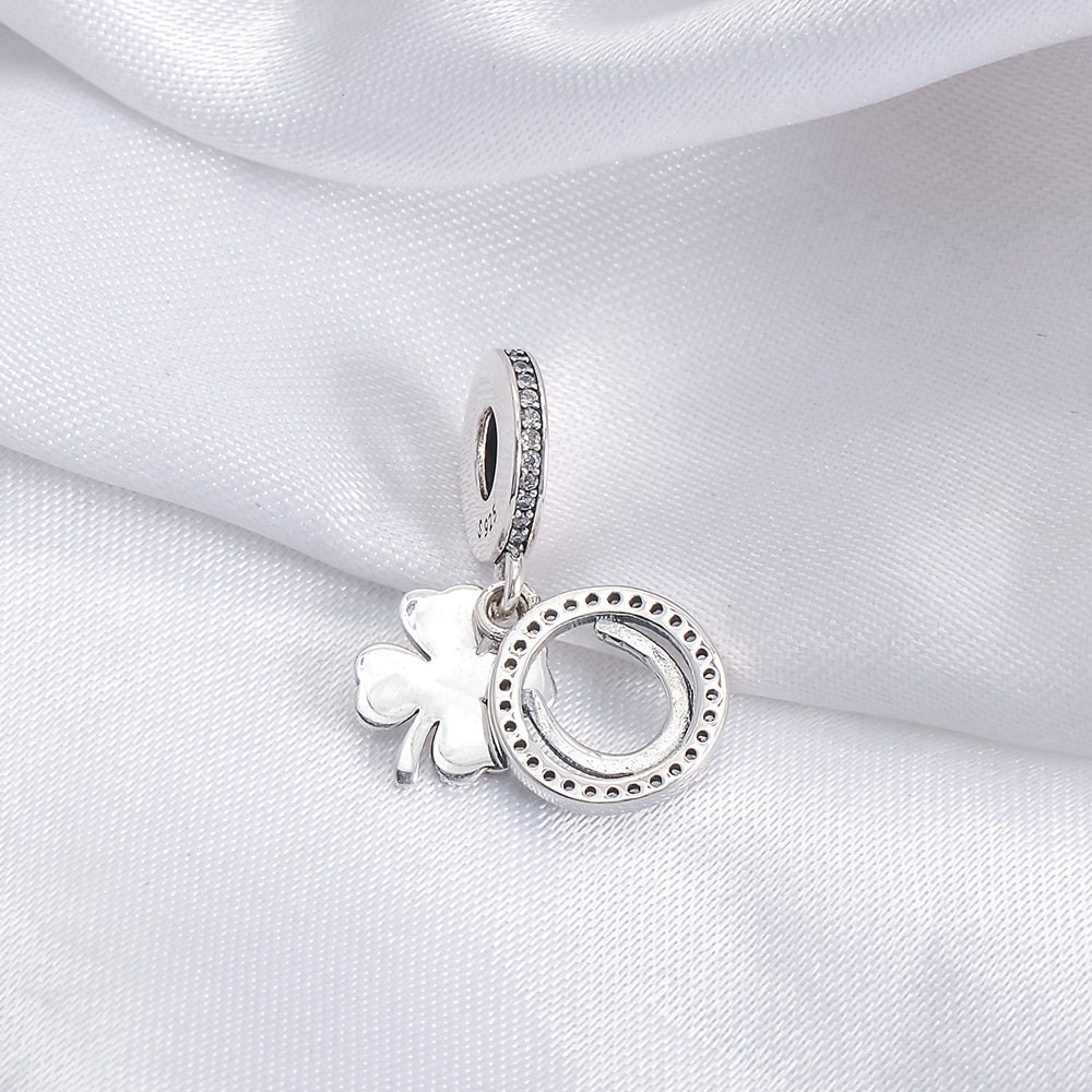 Pandora Silver Charm Lucky Day Dangle Etsy UK