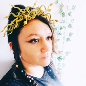 Medusa Snake Crown - Greek Goddess Costume - Medusa Head piece Greek Mythology snake headband - Year of the Snake