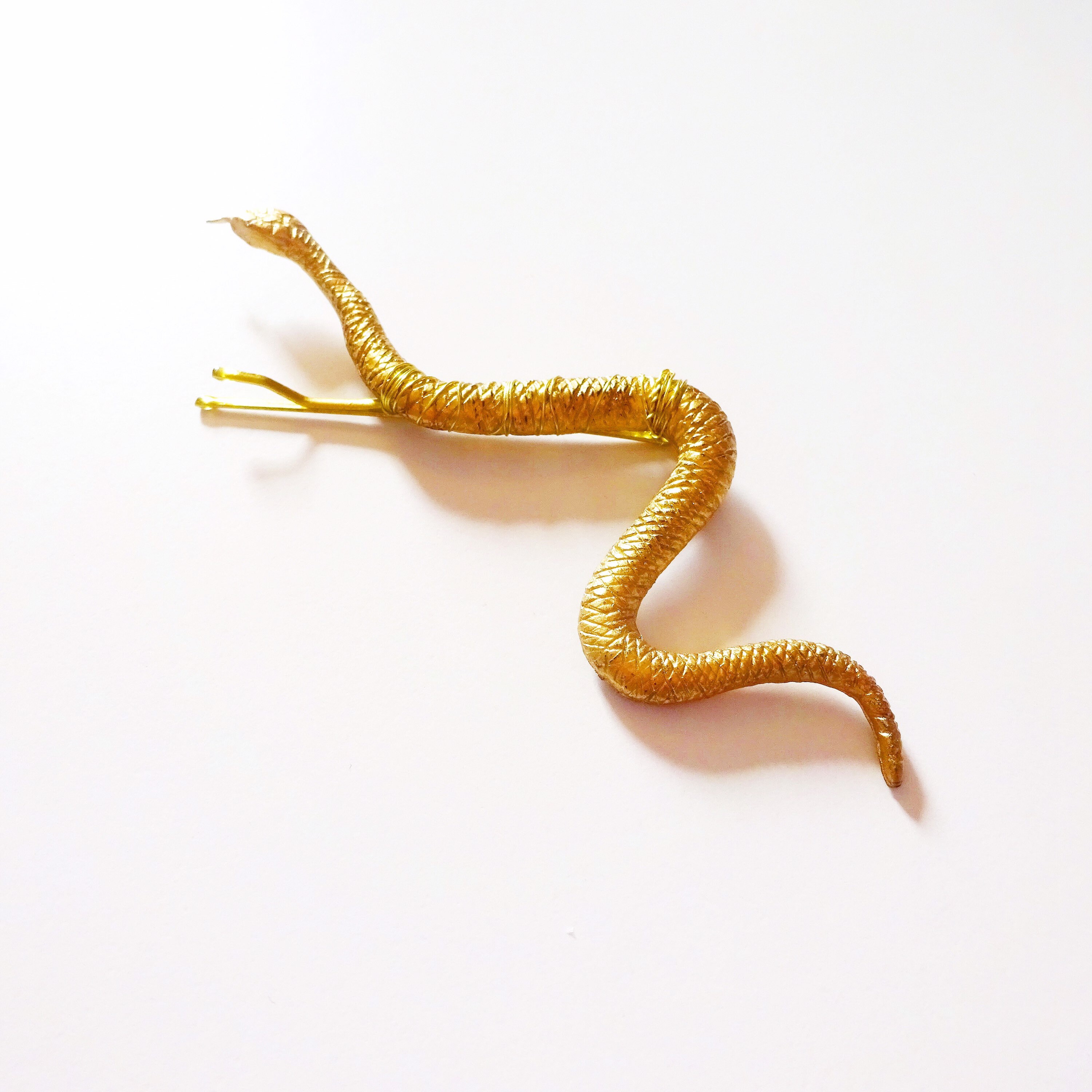 Gold Snake Hair Claw - Etsy