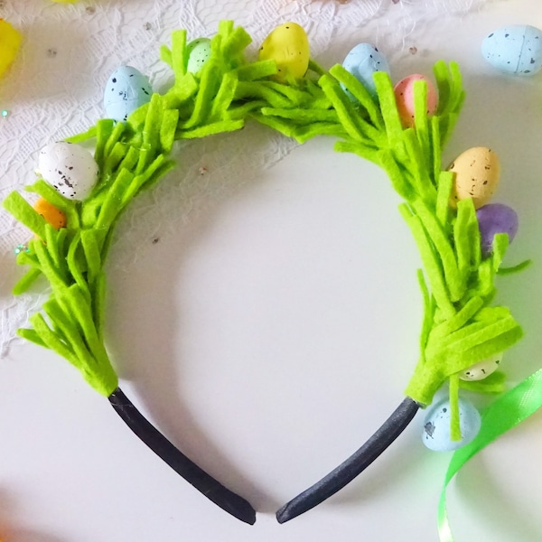 Novelty Easter Headband Egg Crown Adults Kids Fun Hair Accessories Gifts Costumes