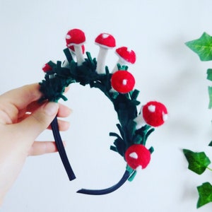 Mushroom Fascinator - Etsy UK display picture 2