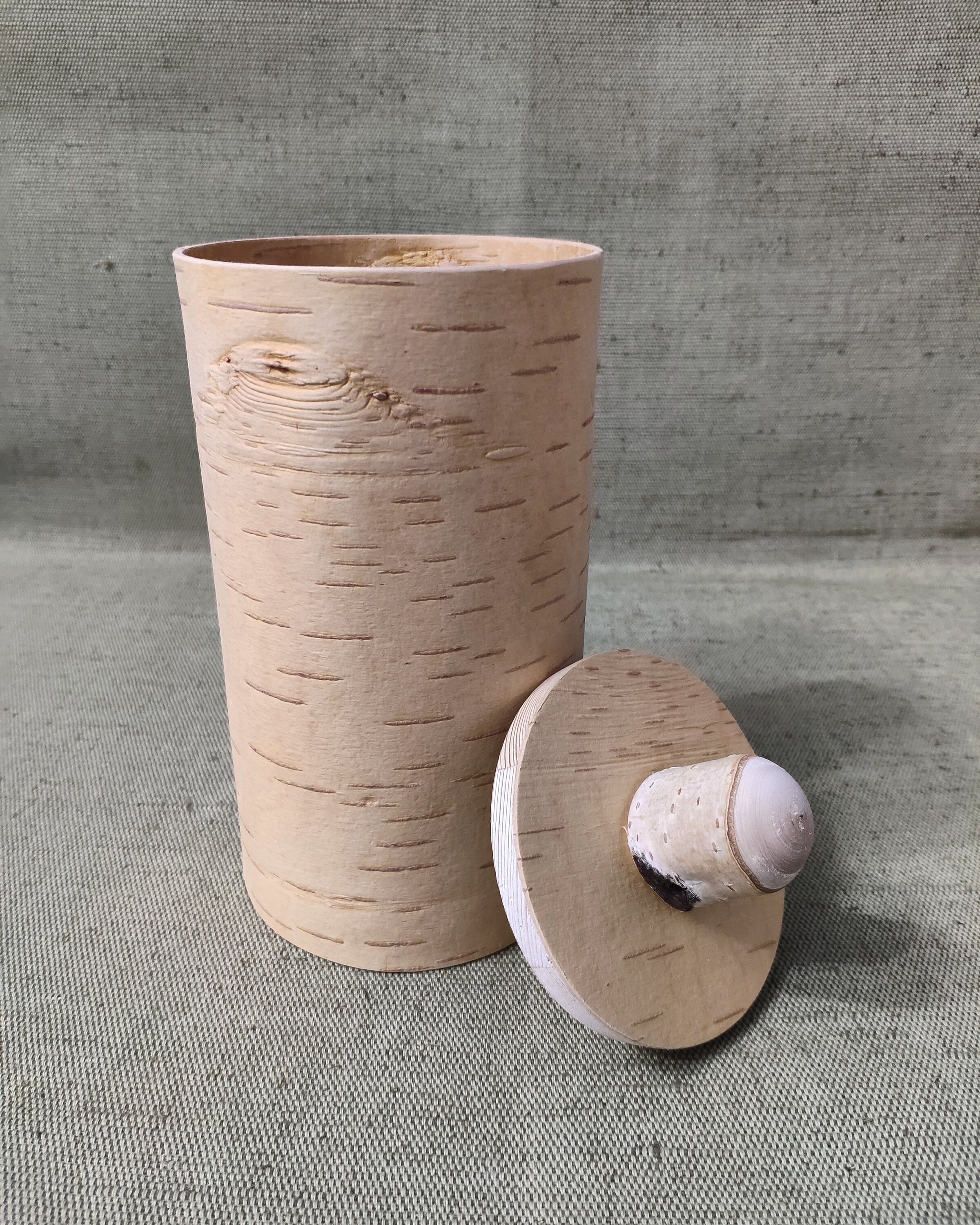 Birch bark box birchbox natural product Etsy