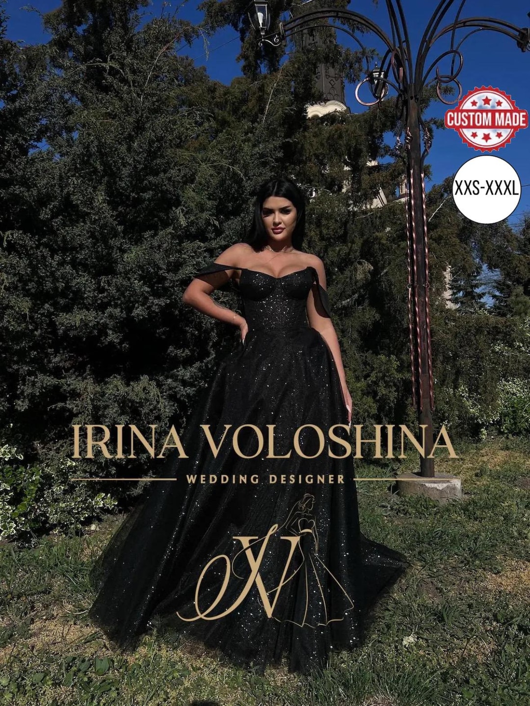 Tulle Wedding Dress Gothic Wedding Dress off the Shoulder Wedding Dress  Corset Wedding Dress Sparkly Wedding Dress Gothic Dress - Etsy