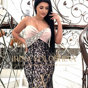 Evening dress Mother of the bride dress Ball gown Gothic gown Mermaid dress Long prom dress Bridesmaid dress Lace dress Maxi dress