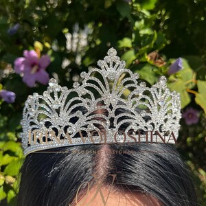 Wedding crown Crystal wedding crown Crystal wedding tiara Silver wedding tiara Crystal bridal tiara Wedding tiara Tiara for wedding