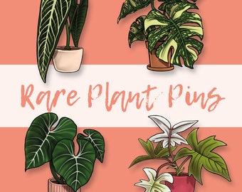 Rare Plants (Pins & Magnets)