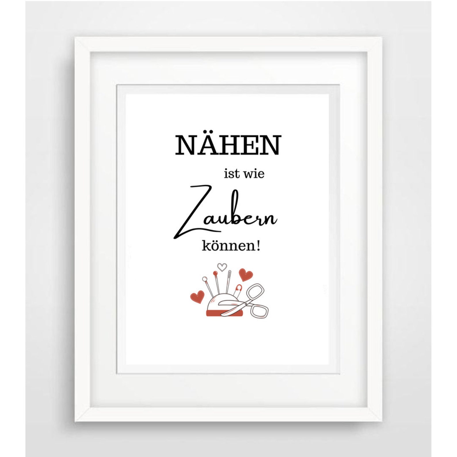 Nähen ist wie zaubern können Poster Download Datei für Spruch Etsy Nähen ist wie zaubern können Poster Download Datei für Spruch Etsy