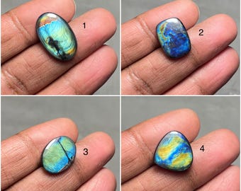Spectroliet cabochon AAA+ kwaliteit spectroliet natuurlijke edelsteen voor het maken van sieraden
