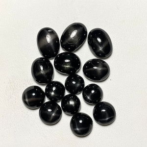 Schwarzer Stern Diopsid Cabochon schwarzer Stern hochwertiger natürlicher Edelstein