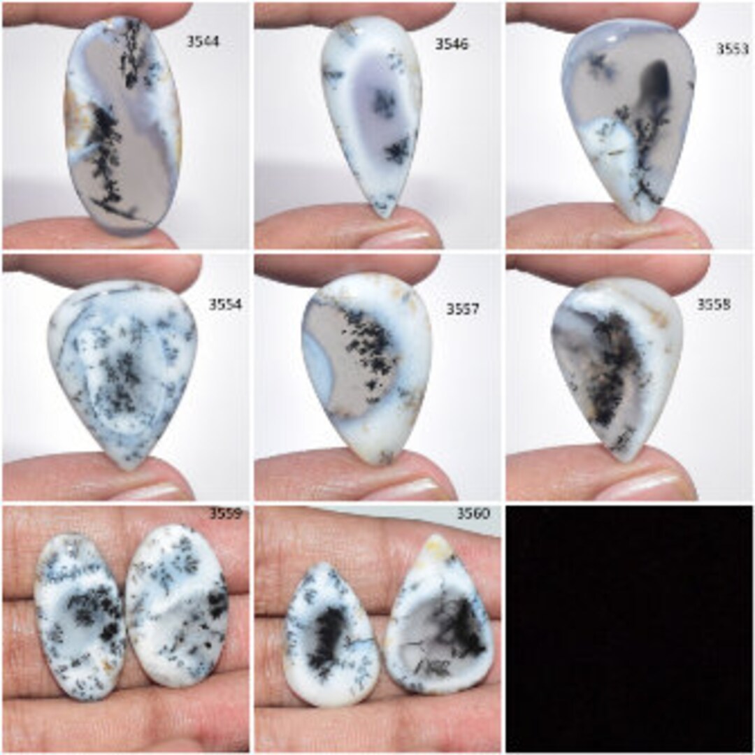 SUNNYCLUE 6 pcs Paramètres de Cabochon Anneaux Lunette Bague Vierges Pierre Naturelle Cabochon Style Vintage Bague Réglable Ébauches Énergie de Guérison Dos Plat Cabochons de Pierres Précieuses pour K