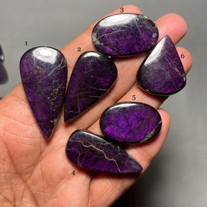 Splendid Purpurite Cabochon, purpurite Natural Gemstone, Loose Purpurite AAA+ Stone, Healing Crystal, Semi Precious Stone, Gemstone Cabochon