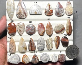 Natural Crazy Lace Agate Cabochon Loose Gemstone For Making Jewelry