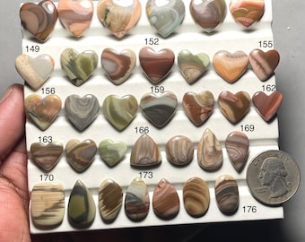 AAA+ Imperial Jasper Gemstone Cabochon: Natural Jewelry Making Stone