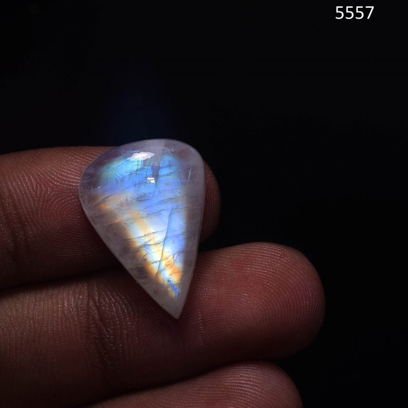 Rainbow moonstone Gemstone Cabochon Natural Rainbow Moonstone Cabochon Loose Rainbow moonstone Cabochon Moonstone Crystal