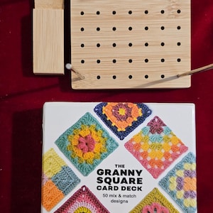 Crochet Blocking Board with Pin and Stand Knitting Blocking Board for Granny Square Knitting and Crochet Project