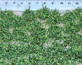 Arbustos autoadhesivos para maquetas - Juegos de guerra, dioramas, miniaturas, maquetas de ferrocarriles, casas de muñecas