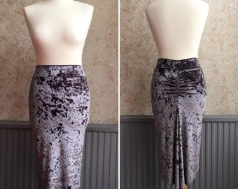 Tango Dance Skirt, Velvet Skirt